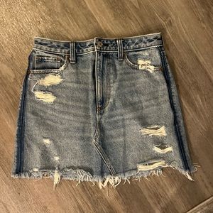 Abercrombie & Fitch Denim Skirt - Size 27 (4)